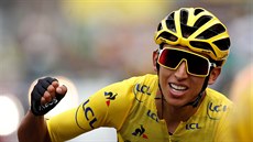 SLAVÍME! Egan Bernal udržel žlutý trikot i v poslední alpské etapě Tour. SLAVÍME! Egan Bernal udržel žlutý trikot i v poslední alpské etapě Tour.