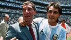 Trenér Carlos Bilardo po finále mistrovství světa 1986, v němž Argentina... Trenér Carlos Bilardo po finále mistrovství světa 1986, v němž Argentina...