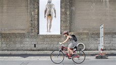Posprejovaný výstava v ulici nábřeží Kapitána Jaroše. (22. 7. 2019) Posprejovaný výstava v ulici nábřeží Kapitána Jaroše. (22. 7. 2019)
