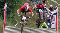 Ondřej Cink během MČR v cross country horských kol v Hlinsku Ondřej Cink během MČR v cross country horských kol v Hlinsku