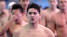 Joseph Schooling se během plaveckého MS v Kwangdžu trápí. Joseph Schooling se během plaveckého MS v Kwangdžu trápí.
