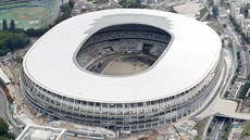 NÁRODNÍ STADION V TOKIU. V míst arény, která hostila hry v roce 1964, se...