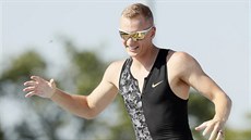 Tyčkař Sam Kendricks na americkém mistrovství. Tyčkař Sam Kendricks na americkém mistrovství.