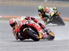 Marc Marquez z tmu Repsol Honda bhem trninku v Brn.