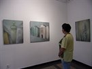 Výstava obrazů Markéty Myškové v Galerii 9 pod názvem Tichým krokem. Výstava obrazů Markéty Myškové v Galerii 9 pod názvem Tichým krokem.