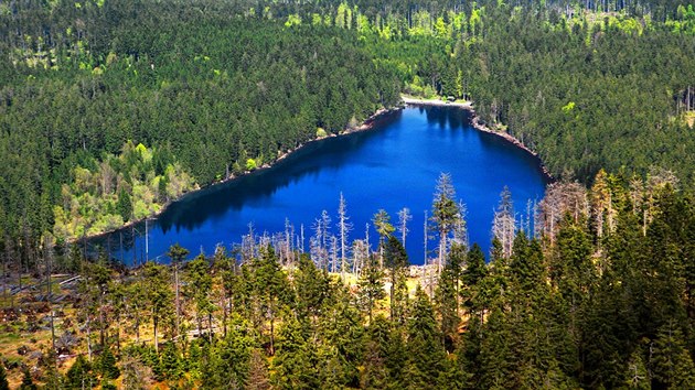 ern jezero na umav