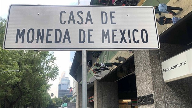 Ozbrojen lupii v mexickm hlavnm mst Mexico City vyloupili oteven sejf federln mincovny (7. srpna 2019)