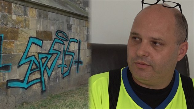 Odstrannm graffiti jsem nechtl nikoho zesmnit ani pokodit, k mu, kter npis na Karlov most vyistil