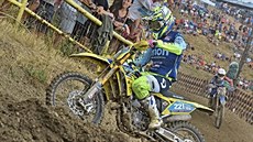Motokrosařka litomyšlského Orionu Barbora Laňková během závodu na mistrovství... Motokrosařka litomyšlského Orionu Barbora Laňková během závodu na mistrovství...