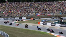 Závod MotoGP na okruhu v Brn.