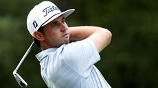 J. T. Poston na turnaji Wyndham Championship v Greensboro. J. T. Poston na turnaji Wyndham Championship v Greensboro.