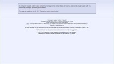 Ukázky z archivu webu 8chan (globální pravidlo)