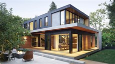 Pro suterén architekti zvolili beton, cedrové a modřínové dřevo pro přízemí,... Pro suterén architekti zvolili beton, cedrové a modřínové dřevo pro přízemí,...