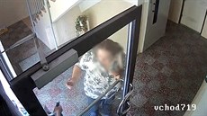 Kamerový systém zachytil ženu v jednom z paneláků, jak se chystá vetřít ke... Kamerový systém zachytil ženu v jednom z paneláků, jak se chystá vetřít ke...
