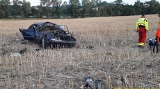 V osobním autě, jehož řidič nezvládl na Klatovsku řízení a několikrát se s ním... V osobním autě, jehož řidič nezvládl na Klatovsku řízení a několikrát se s ním...