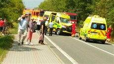 U Ostravice havarovala sanitka s kamionem. U Ostravice havarovala sanitka s kamionem.