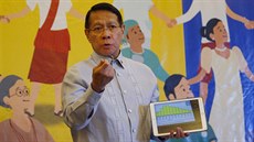 Filipínský ministr zdravotnictví Francisco Duque. země vyhlásila celonárodní... Filipínský ministr zdravotnictví Francisco Duque. země vyhlásila celonárodní...