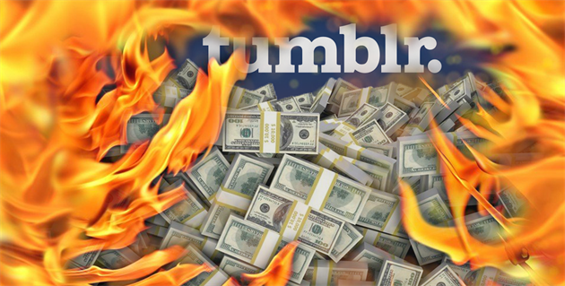 Cena služby Tumblr klesla mezi lety 2013 a 2019 o 99 % Cena služby Tumblr klesla mezi lety 2013 a 2019 o 99 %