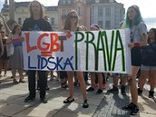 Centrem Ostravy poprvé prošel průvod sexuálních menšin. (17. srpna 2019) Centrem Ostravy poprvé prošel průvod sexuálních menšin. (17. srpna 2019)