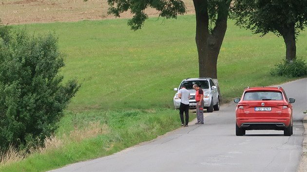 Mezi obcemi enkov a Te srazilo auto dva chodce, kte na mst zemeli (18. srpna 2019).