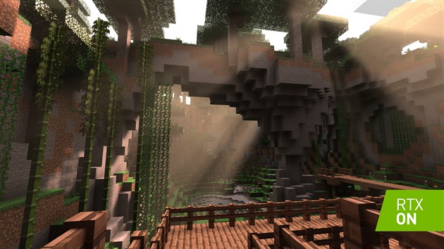 Minecraft - zapnutý ray tracing