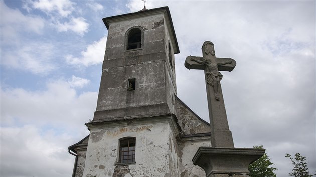 Kostel svatho Jana Nepomuckho ve Vrchn Orlici v Orlickch horch