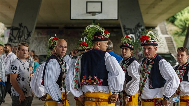 Kyjov, XX. ronk festivalu Slovck rok, 15.-18. srpen. K Jzd krl pat parda. Posledn porada chasy a za chvli se vyr.