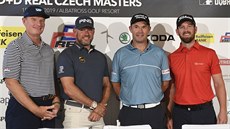 Hráči (zleva) Ernie Els z JAR, Lee Westwood z Anglie, Pádraig Harrington z... Hráči (zleva) Ernie Els z JAR, Lee Westwood z Anglie, Pádraig Harrington z...