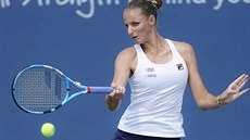 Karolína Plíšková v duelu s Rebeccou Petersonovou. Karolína Plíšková v duelu s Rebeccou Petersonovou.