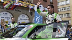Česká posádka Jan Kopecký (vpravo) a Pavel Dresler na slavnostním zahájení... Česká posádka Jan Kopecký (vpravo) a Pavel Dresler na slavnostním zahájení...