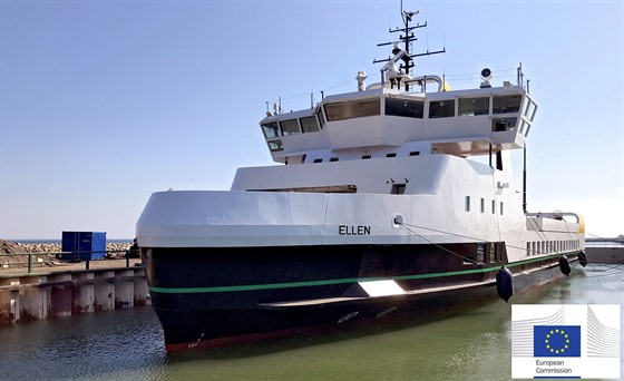 V Dánsku provozují trajekt Ellen, který je pohánný pouze elektrickou energií z...