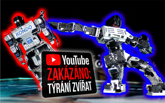 YouTube chybn oznail zápasy robot za týrání zvíat a videa se zábry...