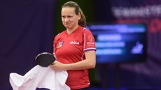 Stolní tenistka Hana Matelová na turnaji série World Tour v Olomouci. Stolní tenistka Hana Matelová na turnaji série World Tour v Olomouci.
