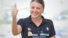 Markéta Pechová po návratu do České republiky. Markéta Pechová po návratu do České republiky.