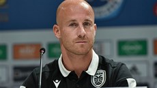 Miroslav Stoch na tiskové konferenci před utkáním PAOKu Soluň proti Slovanu... Miroslav Stoch na tiskové konferenci před utkáním PAOKu Soluň proti Slovanu...