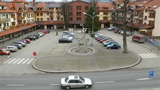Náměstíčko v Čeladné na Frýdecko-Místecku. Náměstíčko v Čeladné na Frýdecko-Místecku.