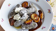 Bramborové makové šišky se švestkovou omáčkou Bramborové makové šišky se švestkovou omáčkou