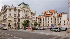 Souasná podoba Mariánského námstí v Praze. (27.8.2019)