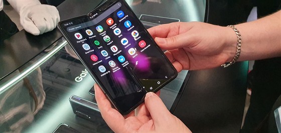 Samsung Galaxy Fold na veletrhu IFA v Berlín