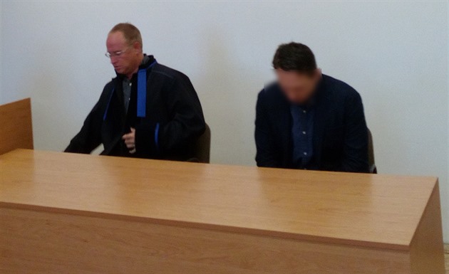 V Plzni zaal soud s muem (vpravo), který napadl enu s díttem.