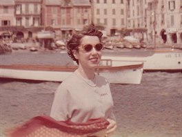 Meda Mládková na archivním snímku z dovolené v Portofinu
