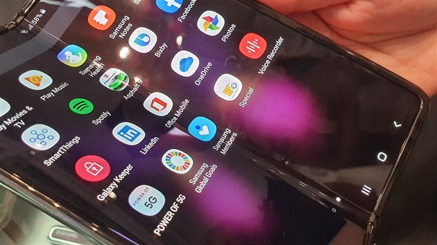 Samsung Galaxy Fold na veletrhu IFA v Berln