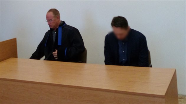 V Plzni zaal soud s muem (vpravo), kter napadl enu s dttem.