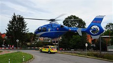 Záchranáři u srážky vlaku a kamionu na přejezdu v Uhříněvsi (6. září 2019) Záchranáři u srážky vlaku a kamionu na přejezdu v Uhříněvsi (6. září 2019)