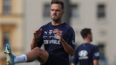 Reprezentační obránce Filip Novák na tréninku národního mužstva. Reprezentační obránce Filip Novák na tréninku národního mužstva.