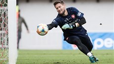 Brankář Tomáš Vaclík na tréninku fotbalové reprezentace. Brankář Tomáš Vaclík na tréninku fotbalové reprezentace.