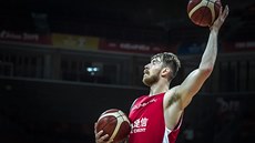 Patrik Auda na českém tréninku před zápasem s Brazílií. Patrik Auda na českém tréninku před zápasem s Brazílií.