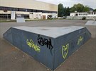 Soust novho arelu bude tak betonov skatepark, atny, toalety a sprchy....