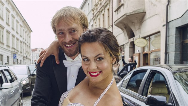 Jakub Vágner a Michaela Nováková při natáčení znělky pro StarDance X Jakub Vágner a Michaela Nováková při natáčení znělky pro StarDance X