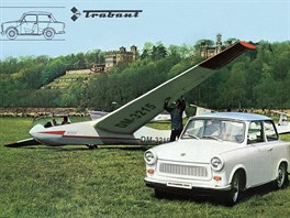 Trabant 601 de luxe na prospektu z roku 1979